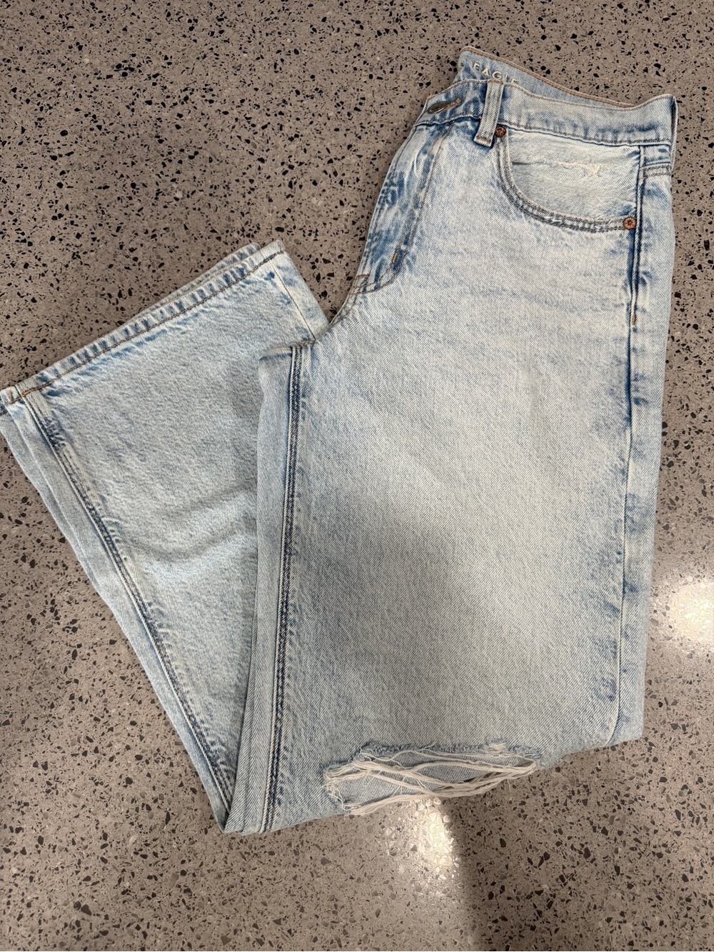 America Eagle Stovepipe Jeans